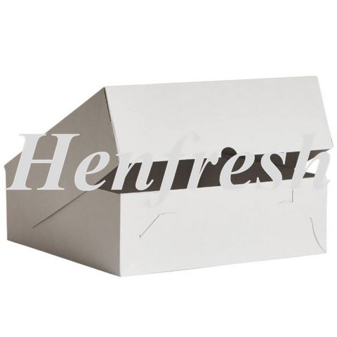 12x12x4 Cake Boxes Corrugated Easy Fold (100)