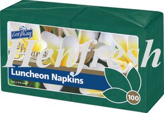 CA Elegance® Luncheon Napkins Green Quarter (1000)