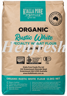 Kialla Organic Rustic White Flour 12.5kg