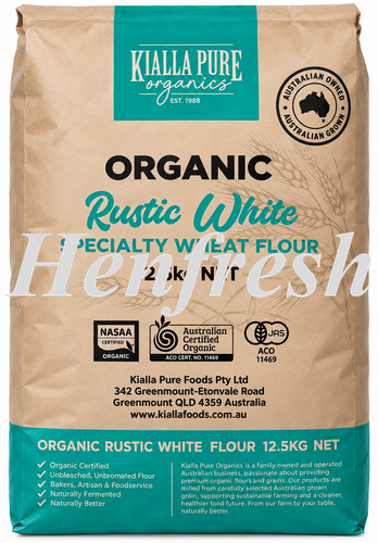Kialla Organic Rustic White Flour 12.5kg