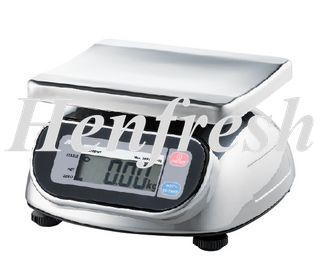 A&D Bench Scales 20kg x 10g SK-WP Series S/S W/P