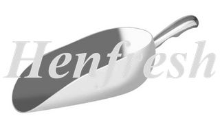 Chef Inox Scoop Round Aluminium 260x140mm / 1610ml