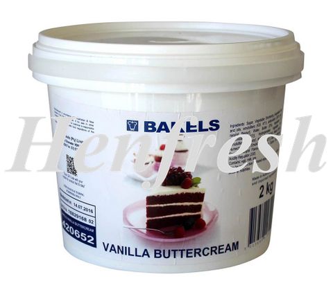 Bakels Vanilla Buttercream 2kg