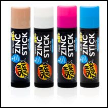 Sun Zapper Zinc Sticks SPF 50+ For the Face