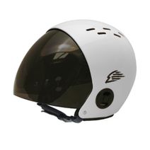 Gath Retractable Visor LRG White Helmet