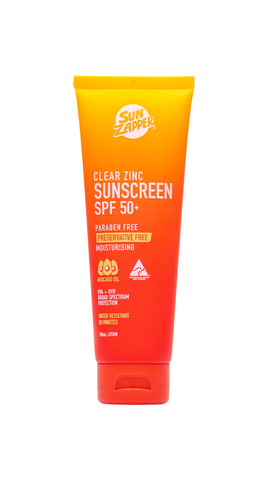 Sun Zapper Clear Zinc Sunscreen 100ml