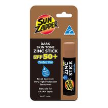 Sun Zapper Zinc Stick Dark Skin Tone SPF50+ Packaged
