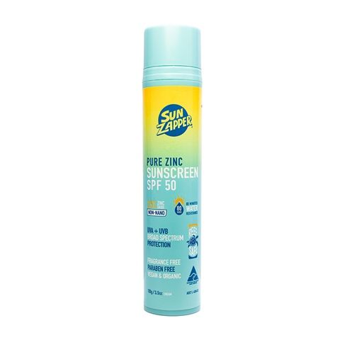 Sun Zapper Pure Zinc Sunscreen PUMP SPF50 100ml