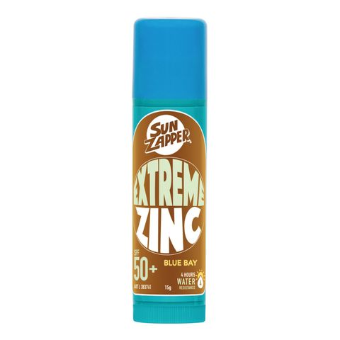 Sun Zapper Extreme Zinc Stick Blue SPF50+ expiry May 25