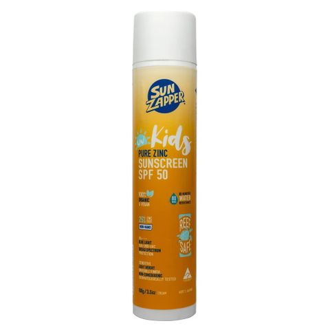Sun Zapper Kids Pure Zinc Sunscreen Pump SPF50