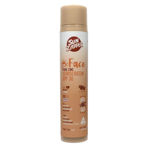 Sun Zapper Face Pure Zinc Sunscreen SPF30