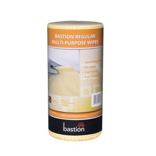 Regular Kitchen Wipes Roll - Yellow 300x500mm, 90 sheets