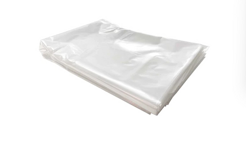 240Ltr Clear Wheelie Bin Liner 1200x1400mm - 35Mu - 50pk