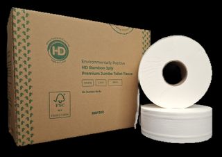 Bamboo Premium Jumbo Toilet Tissue 2ply 300m x 8 rolls