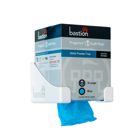 Progenics Cuff-First Blue Nitrile P/F Gloves - Medium - Box 250