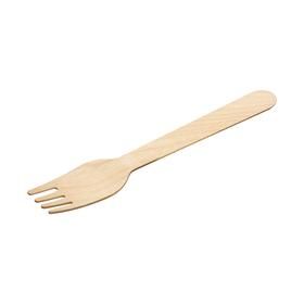 Disposable Wooden Fork 160mm pack 100