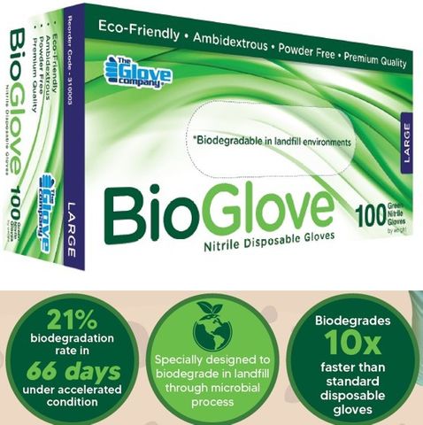 BioGlove Green Nitrile Glove XL x 100