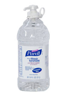 Sanitiser Hand Gel Purell 2 Ltr Pump Bottle DG3