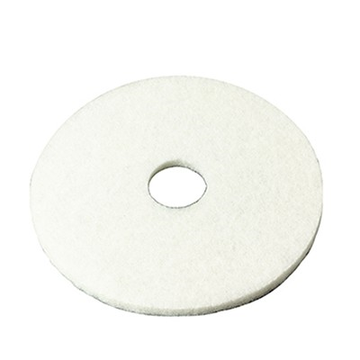 FLOOR POLISH PAD 16" SUPER POLISH WHITE
