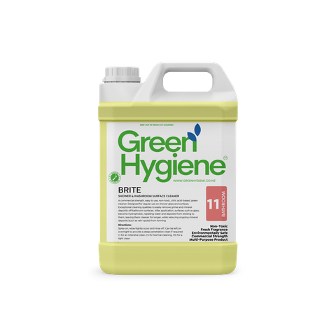 GREEN HYGIENE BRITE - SHOWER & WASHROOM SURFACE CLEANER AND DE-SCALER 5LTR