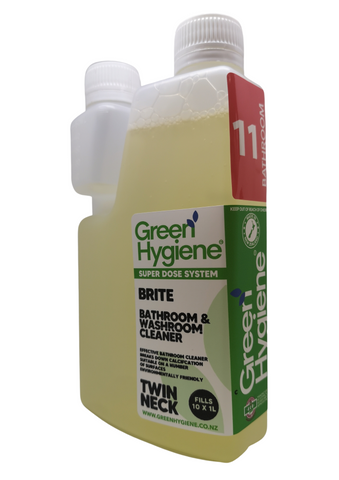 GREEN HYGIENE BRITE 500ML TWIN NECK CONC MAKES 10L