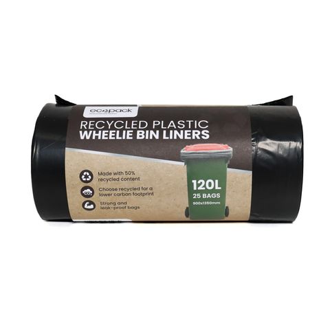 RUBBISH BAGS WHEELIE BIN 120LTR ROLL