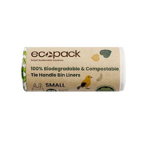 RUBBISH BAGS COMPOSTABLE 18LTR ROLL