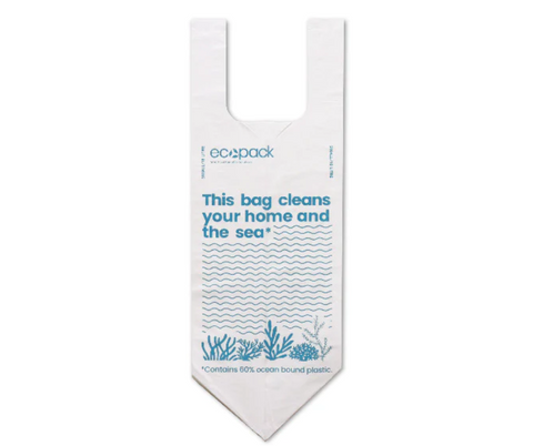 Rubbish Bags Ocean Plastics 13L Medium (White)