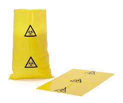 BAGS BIO HAZARD YELLOW CTN