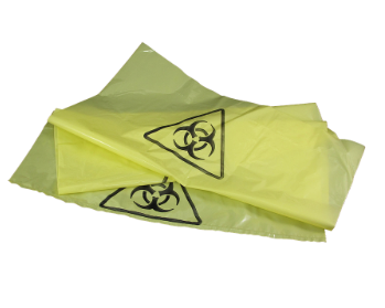 BAGS BIO HAZARD YELLOW PACK