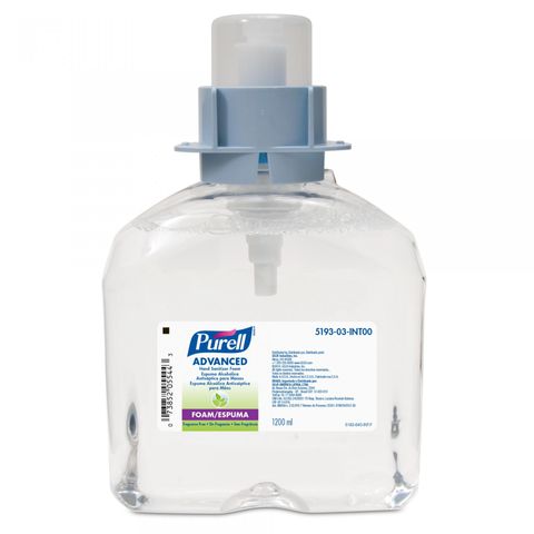 SANITISER HAND FOAM FMX PURELL 1.2LTR DG3