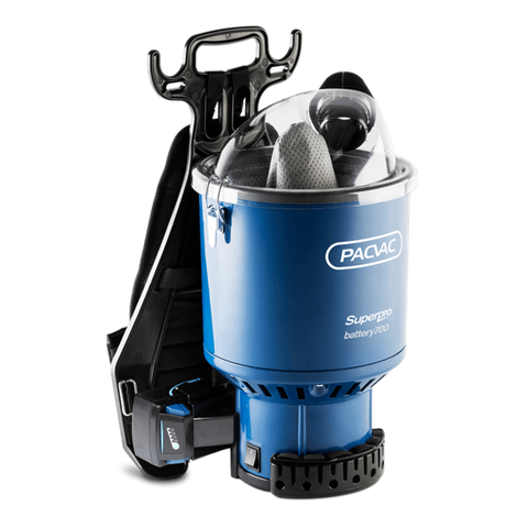 PACVAC SUPERPRO BATTERY BACKPACK VACUUM CLEANER