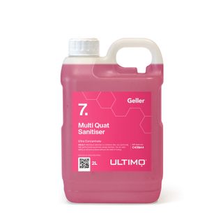 GELLER ULTIMO #7 MULTI QUAT SANITISER - 2LTR