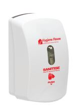 DISPENSER SANITISER GEL MANUAL WHITE