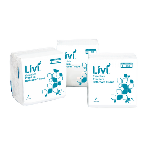 TOILET TISSUE INTERLEAVED LIVI - 2 PLY CTN