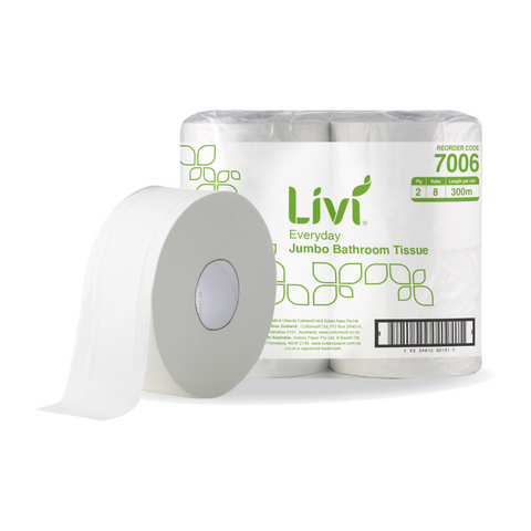 TOILET TISSUE JUMBO EVERYDAY LIVI - 2 PLY PACK