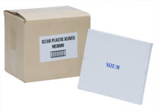 GLOVES CLEAR PLASTIC MEDIUM DISPOSABLE CTN (1000)