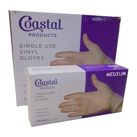 GLOVES VINYL POWDER FREE MEDIUM CARTON