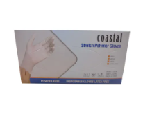 GLOVES STRETCH POLYMER LITE POWDER FREE MEDIUM BOX