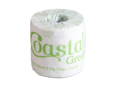 TOILET TISSUE ROLLS WRAPPED RECYCLED - 2 PLY CTN
