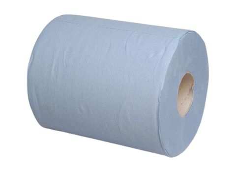 HAND TOWEL CENTRE FEED ROLL - 1 PLY BLUE