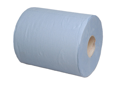 HAND TOWEL CENTRE FEED ROLL - 2 PLY BLUE