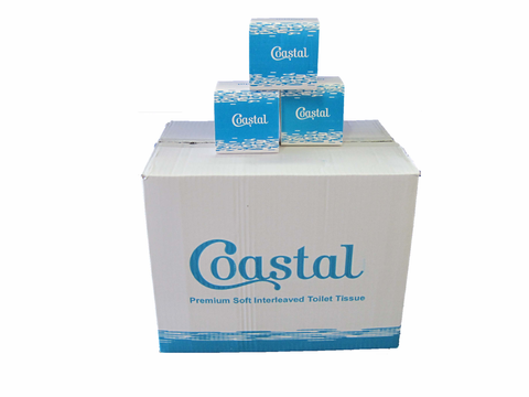 TOILET TISSUE INTERLEAVED 2 PLY CTN