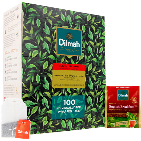 Dilmah English Breakfast Teabags 100/bx