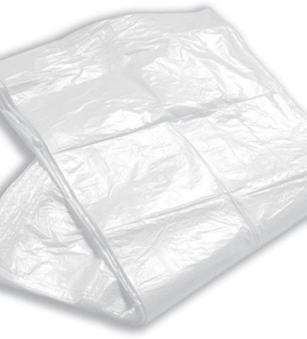 RUBBISH BAGS CLEAR PACK 120LTR