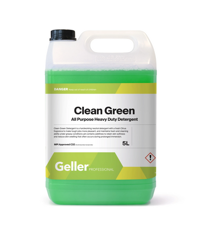 GELLER CLEAN GREEN MULTIPURPOSE DETERGENT 5LTR
