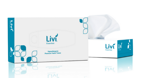 LIVI FACIAL TISSUE 100'S BOX