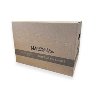 RUBBISH BAGS BLACK RECYCLED 120LTR IN BOX CTN