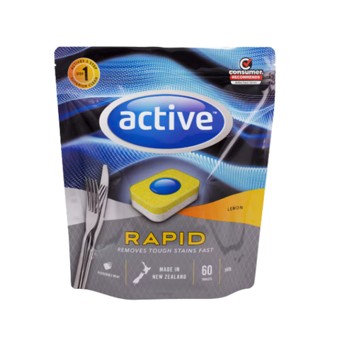 ACTIVE RAPID DISHWASHER TABLETS