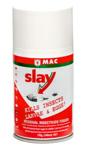SLAY RESIDUAL INSECTICIDE FOGGER 150G CTN DG2